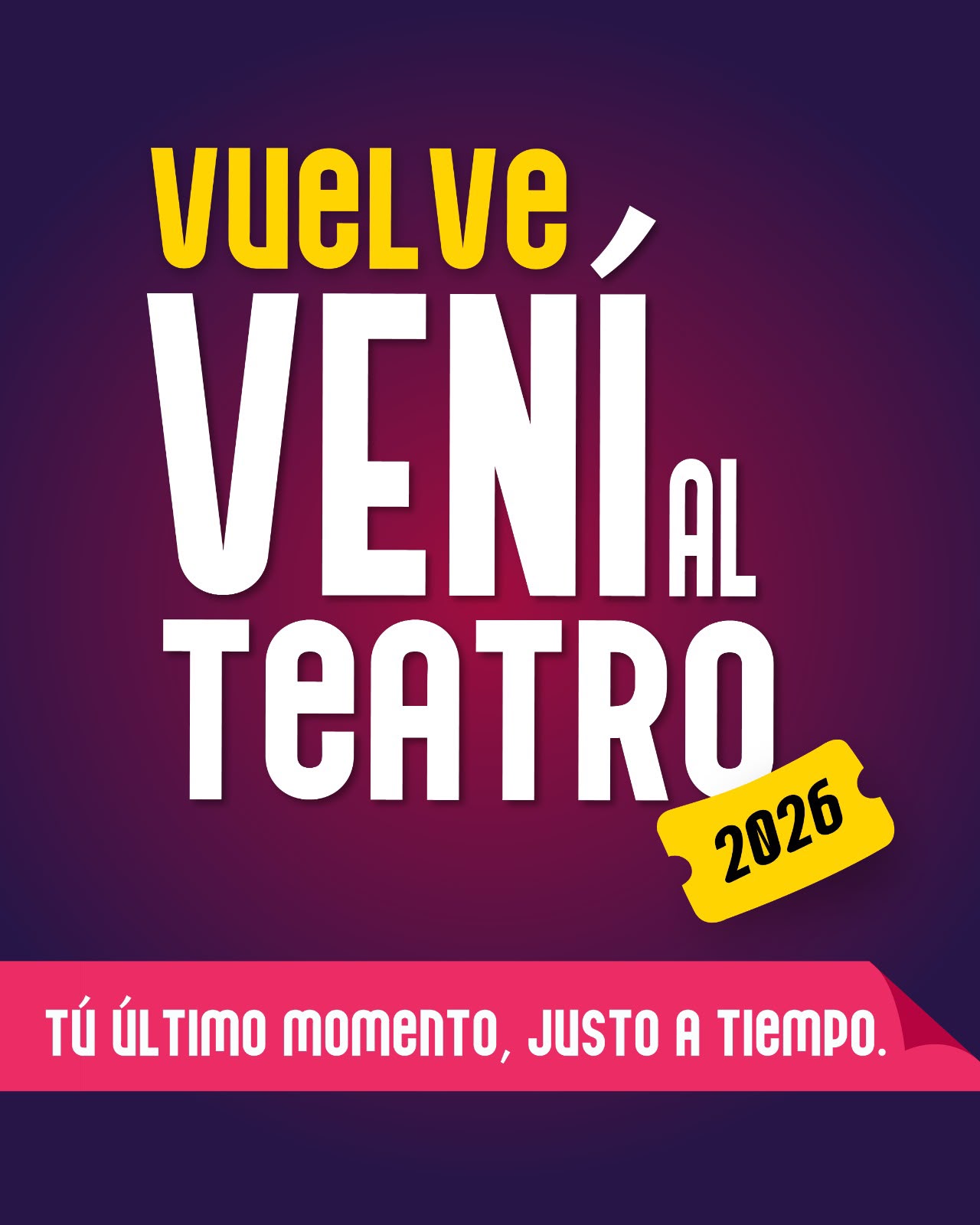 Regresa “Vení al Teatro”: la cartelera porteña ofrece más de 80 obras con descuentos de hasta el 90%