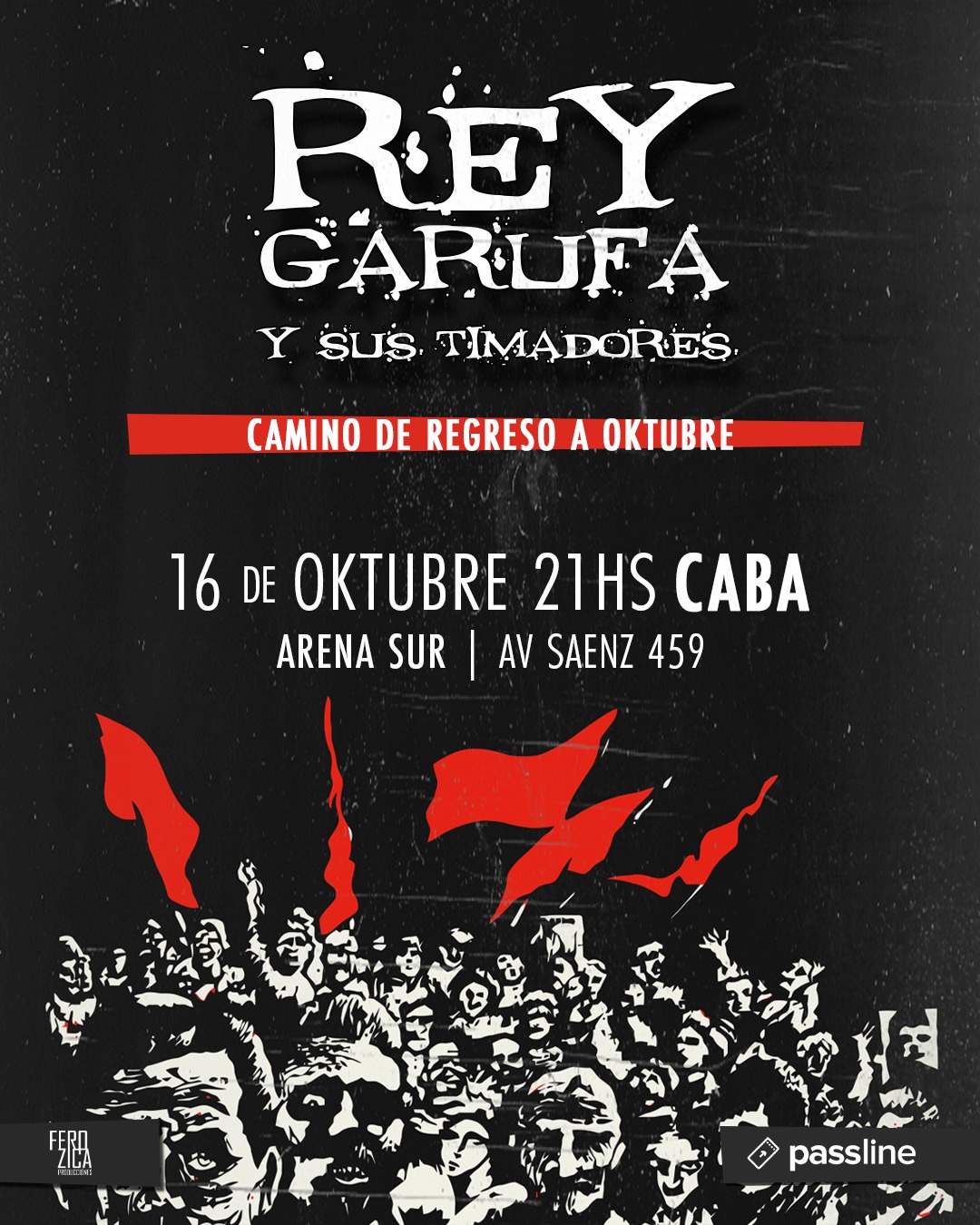 Rey Garufa y sus Timadores se presentan en Arena Sur