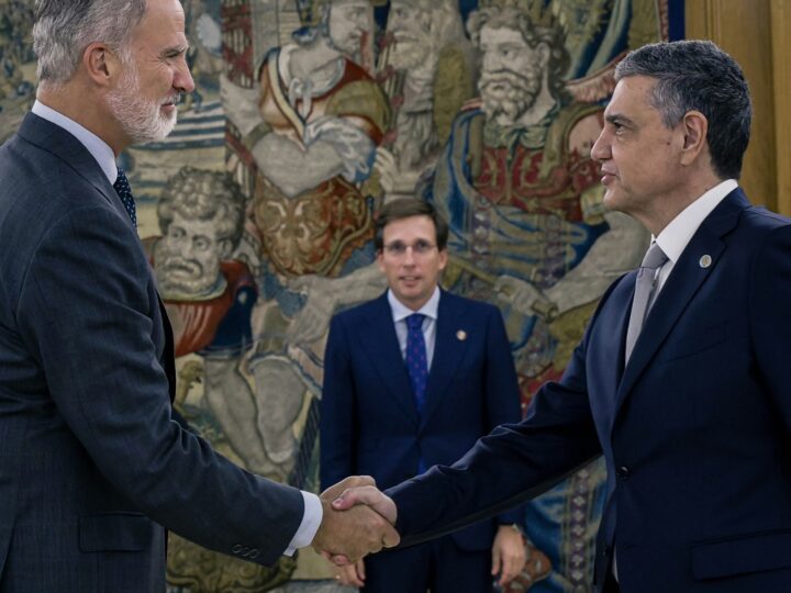 Jorge Macri fue recibido por el rey Felipe VI , en Madrid