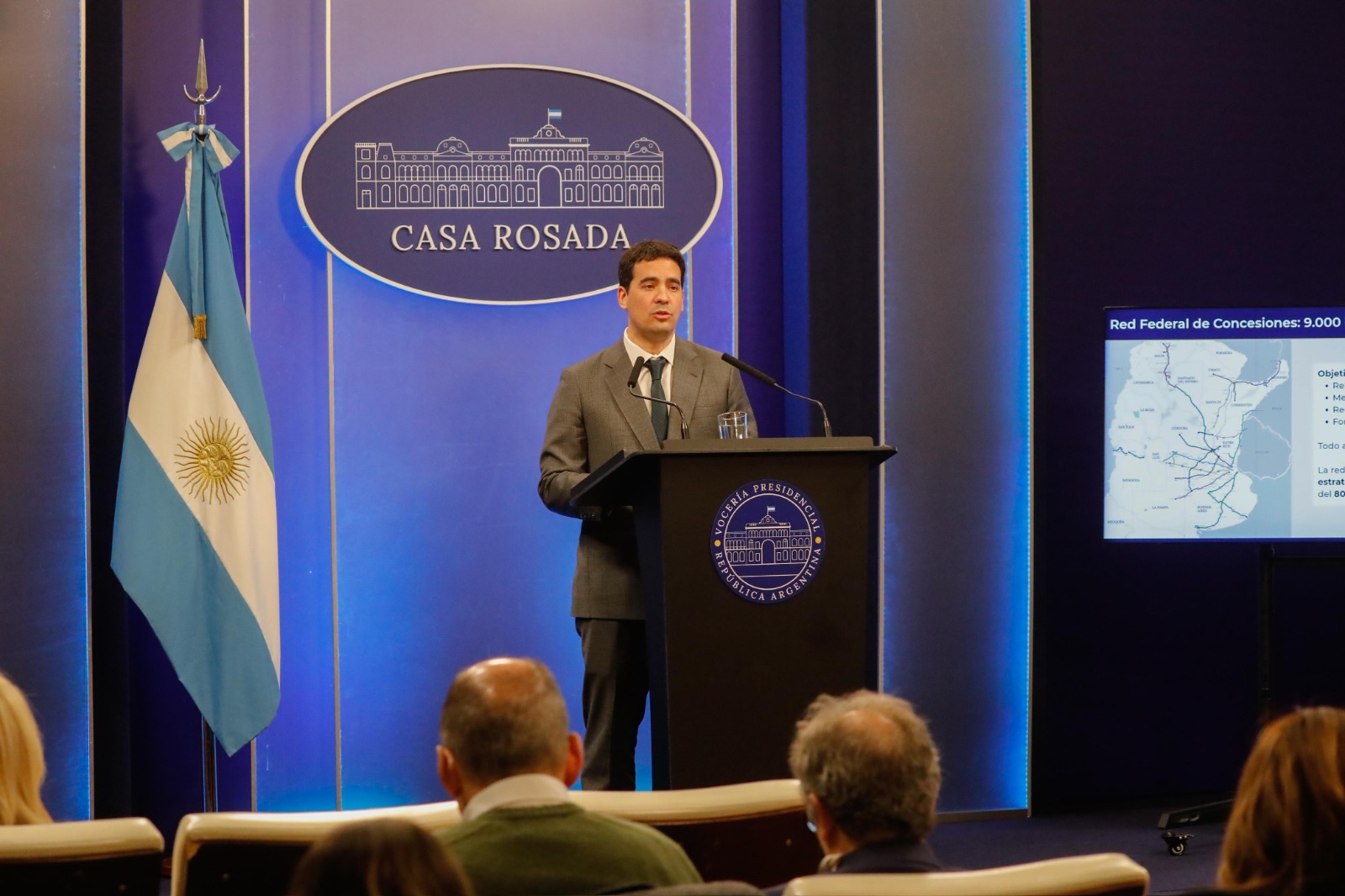 El vocero presidencial Adrián Ravier destacó la estabilidad económica y celebró la visita del papa León XIV a la Argentina