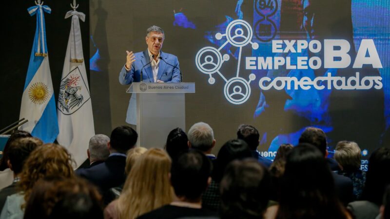 Jorge Macri destacó la importancia de la  Expo Empleo BA