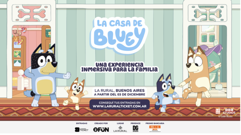 La Casa de Bluey llega a Buenos Aires: cuándo abre y cómo será la experiencia inmersiva para toda la familia