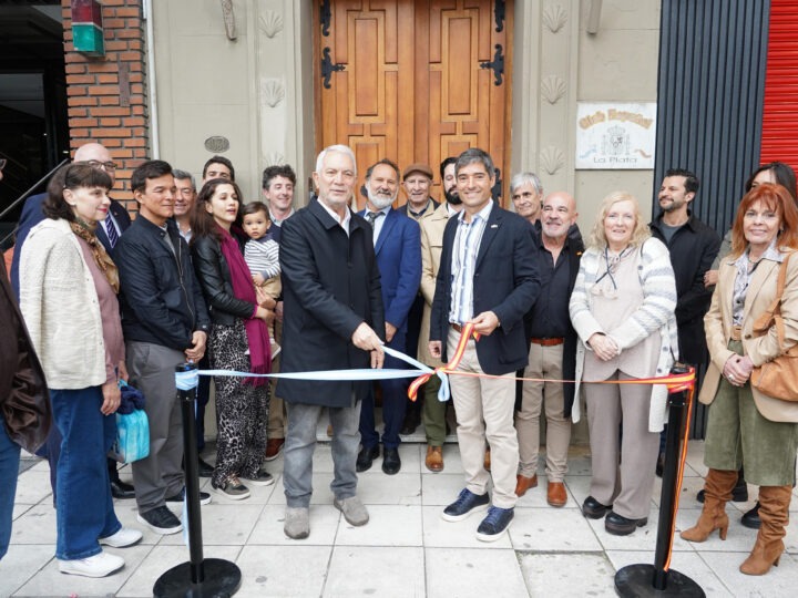 Alak inauguró las obras de puesta en valor de la histórica Casa de España