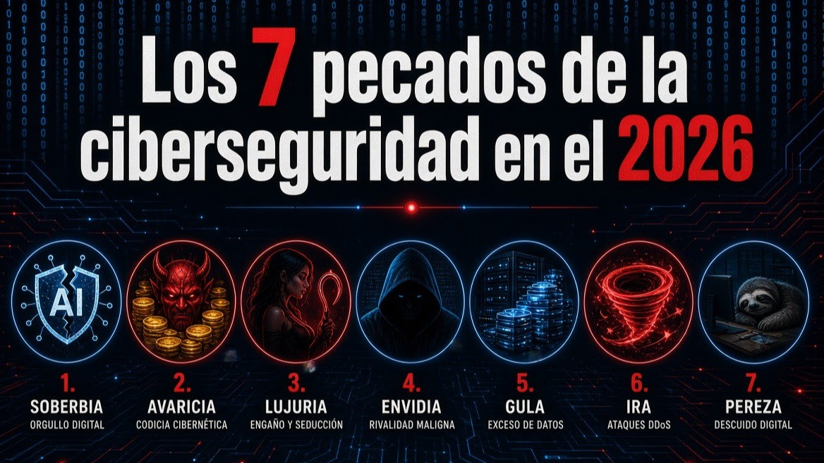 Los 7 Pecados de la Ciberseguridad en el 2026, por Nazly Borrero Vásquez