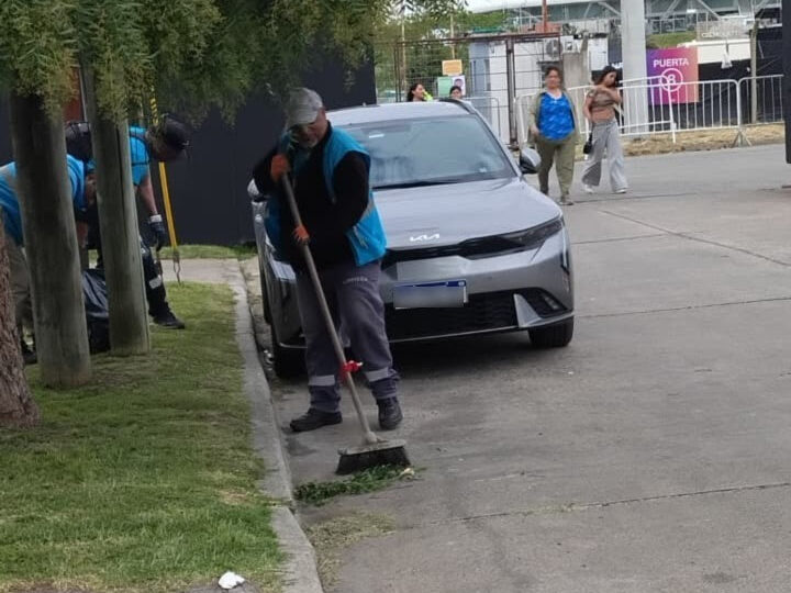 La Plata: megaoperativo de limpieza tras recital de BTS