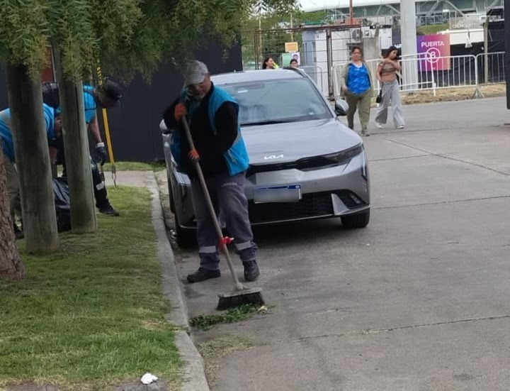 La Plata: megaoperativo de limpieza tras recital de BTS